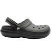 CROCS 203591 060 LINED CLOG - BLACK BLACK